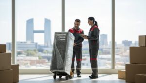 Empresa de mudanzas para cambiar de oficina en Madrid: Checklist 2026