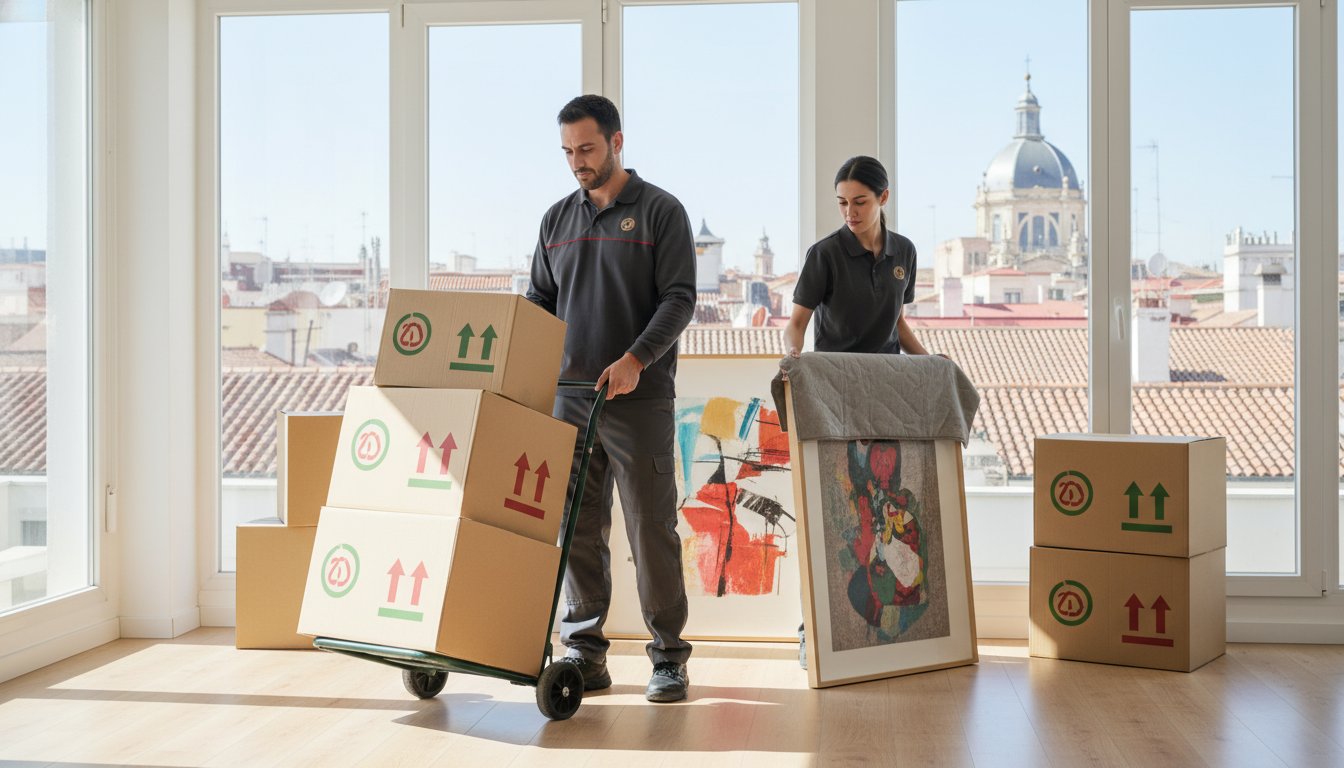 Presupuesto para mudanza de piso en Madrid: Guía de precios y factores en 2026