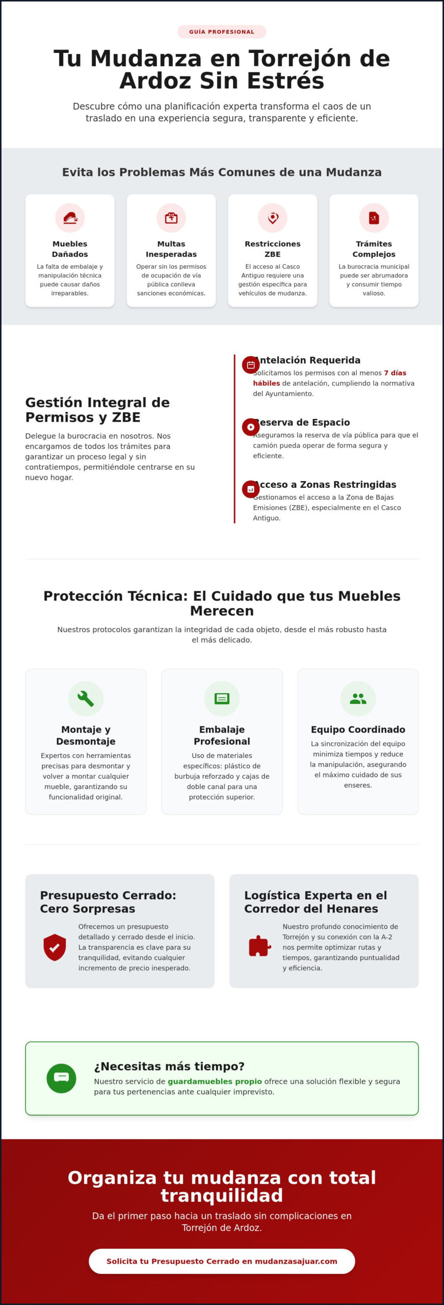 Servicio de mudanza en Torrejón de Ardoz: Guía para un traslado seguro en 2026
