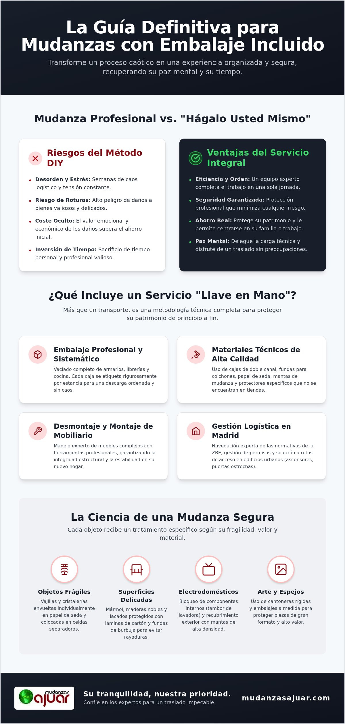 Mudanzas con embalaje incluido: Guía completa para un traslado sin estrés en 2026
