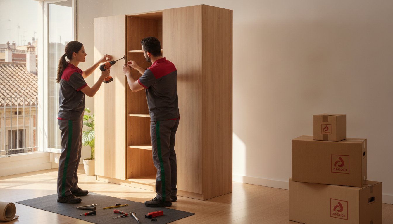 Mudanzas con montaje de muebles en Madrid: Guía para un traslado profesional en 2026