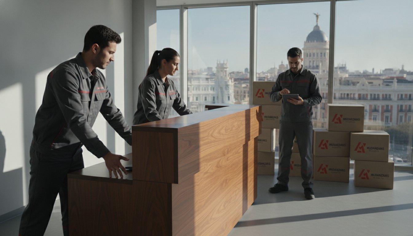 Mudanza de local comercial en Madrid: Guía logística para minimizar el tiempo de inactividad en 2026