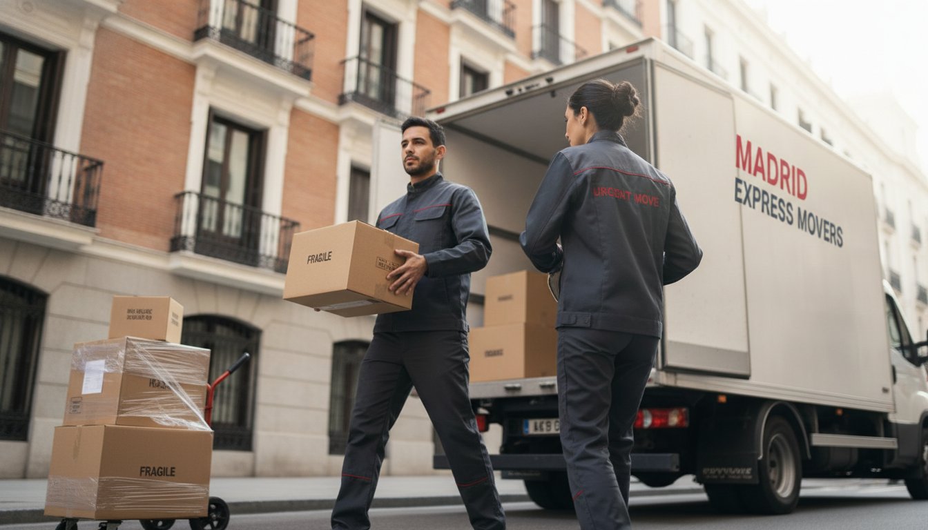 Mudanzas Urgentes en Madrid: Guía de Traslado Exprés y Seguro (2026)